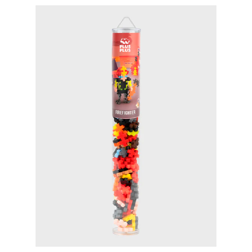 Plus-Plus Firefighter Tube (100pcs)