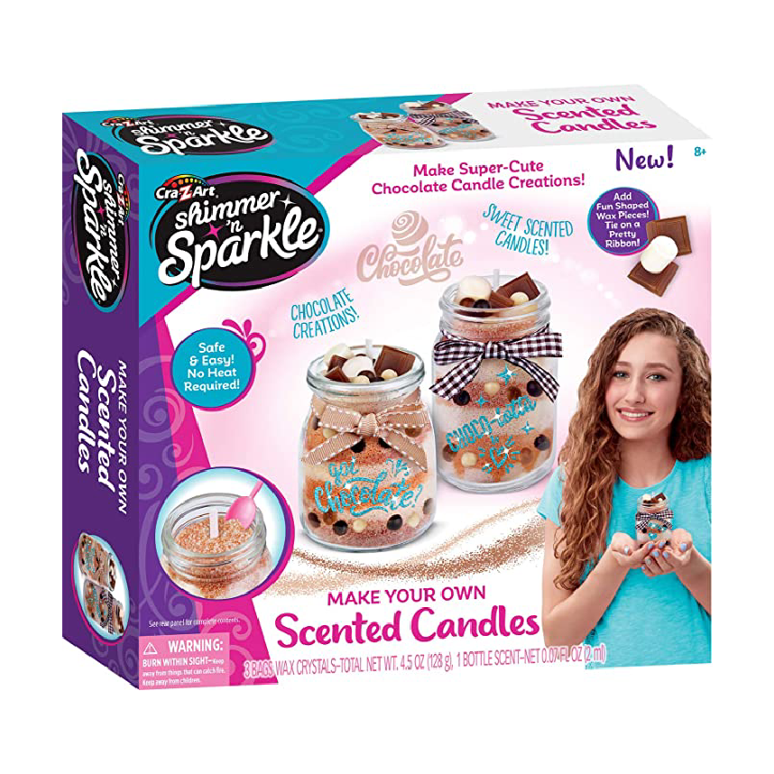 Cra-Z-Art Shimmer & Sparkle Make Your Own Scented Candles - Chocolate