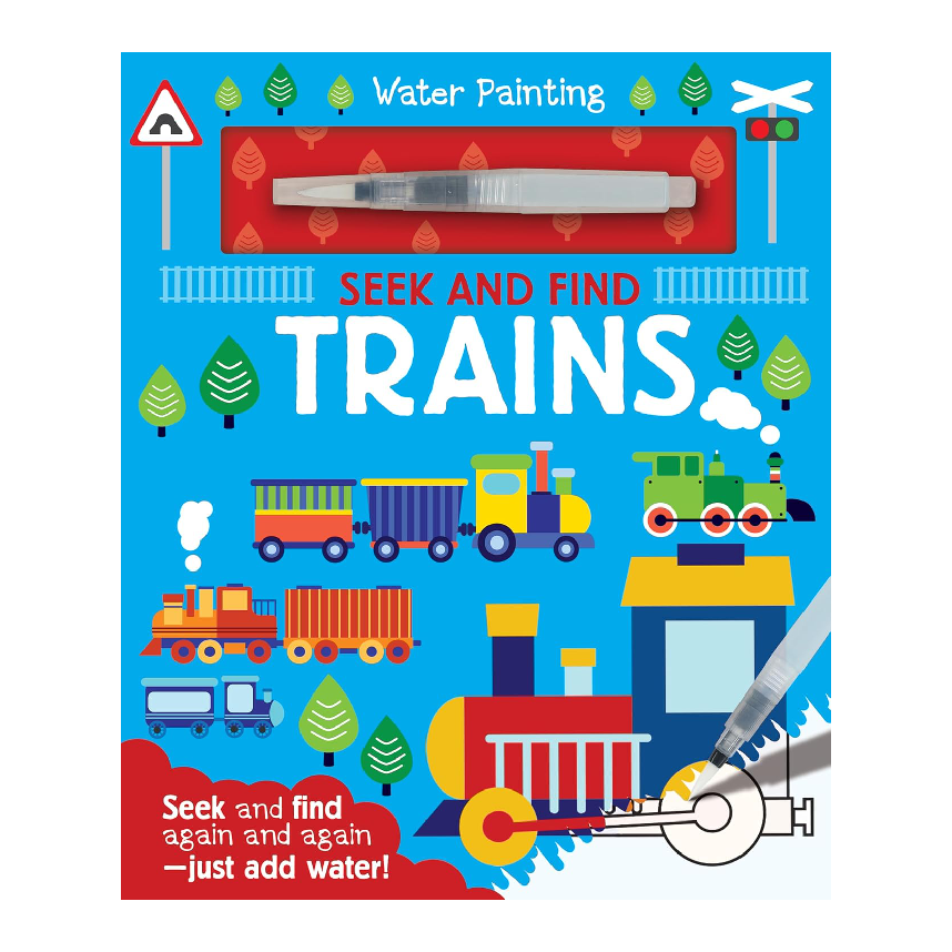 Water Painting Search And Find: Trains