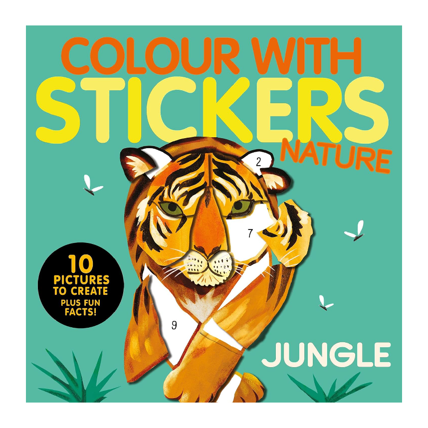 Colour With Stickers: Jungle