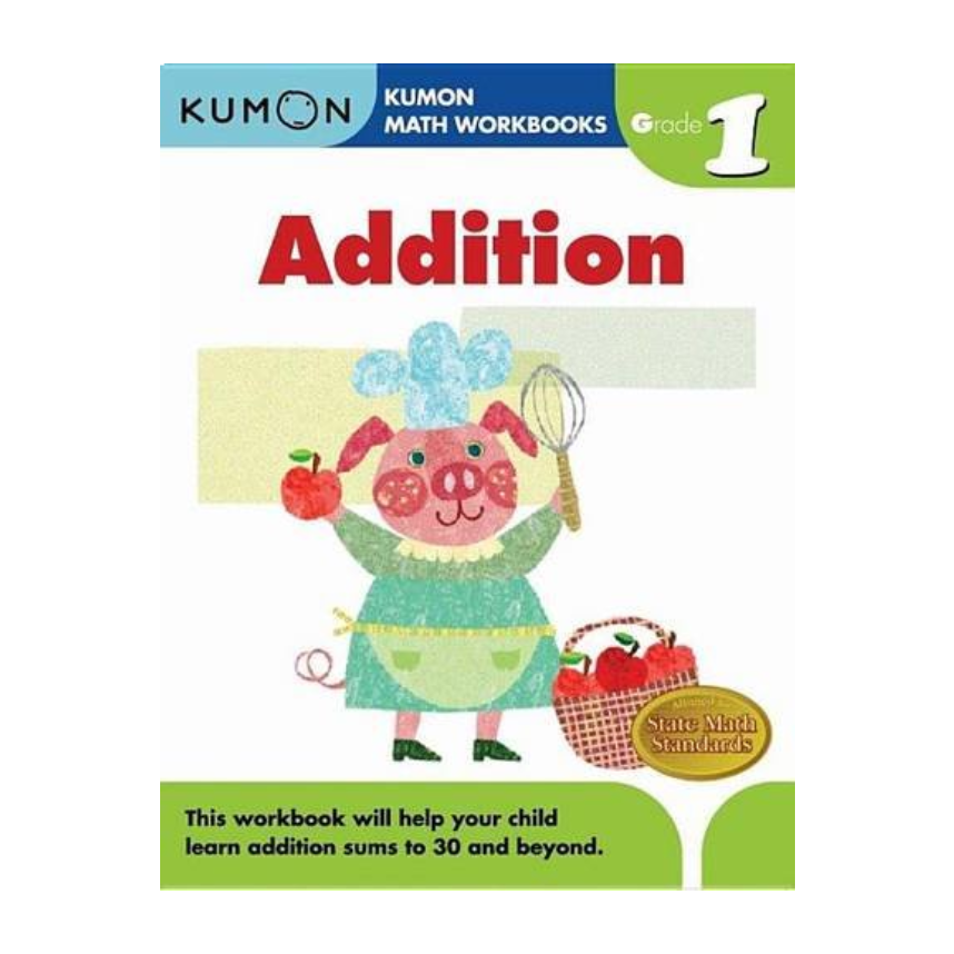 Kumon Math Workbooks Grade 1: Addition