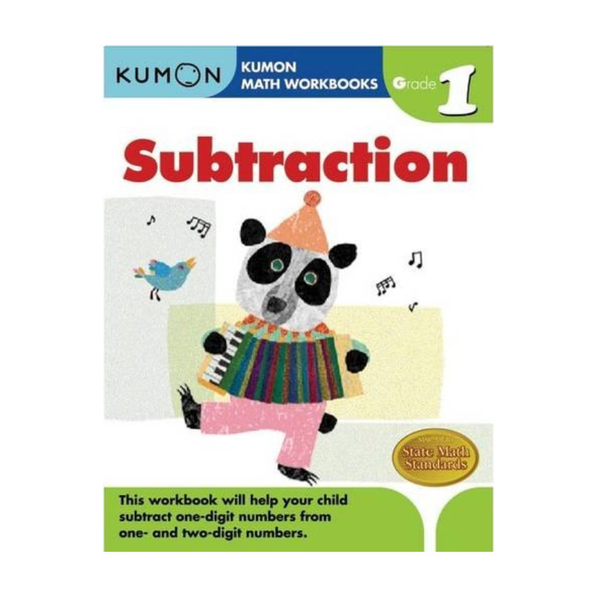 Kumon Math Workbooks Grade 1: Subtraction