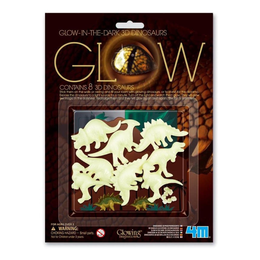 4M Glow-In-The-Dark: 3D Dinosaurs