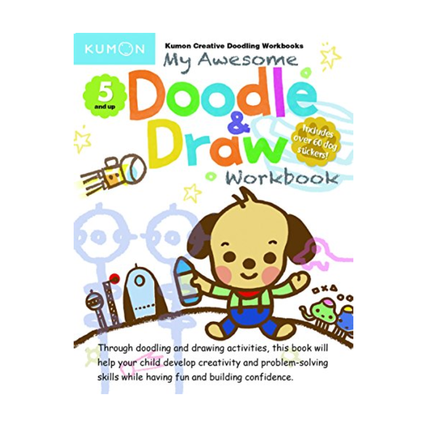 Kumon My Awesome Doodle & Draw Workbook