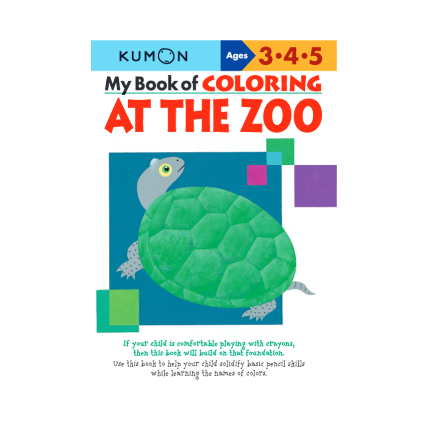 Kumon My Book Of Coloring At The Zoo