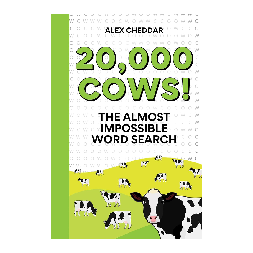 20,000 Cows! The Almost Impossible Word Search