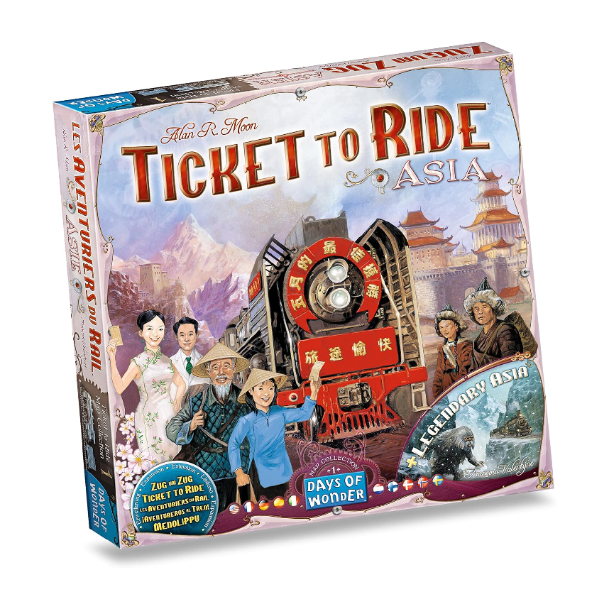 Ticket To Ride Asia Expansion