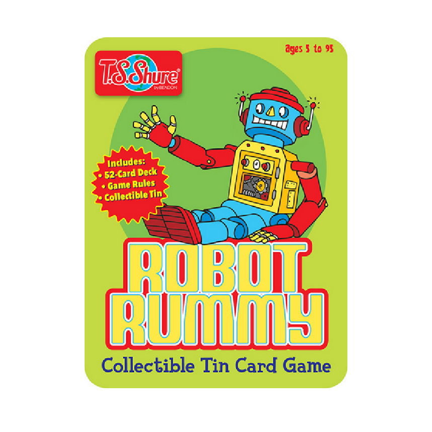 TS Shure Collectible Tin Card Game: Robot Rummy