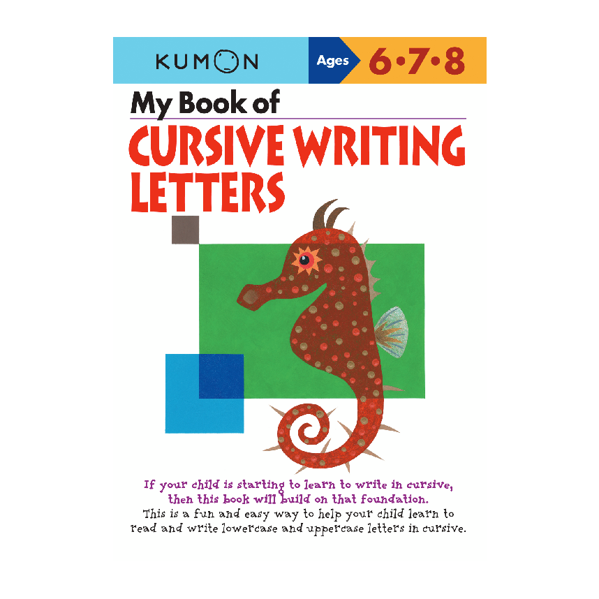 Kumon My Book Of Cursive Writing: Letters