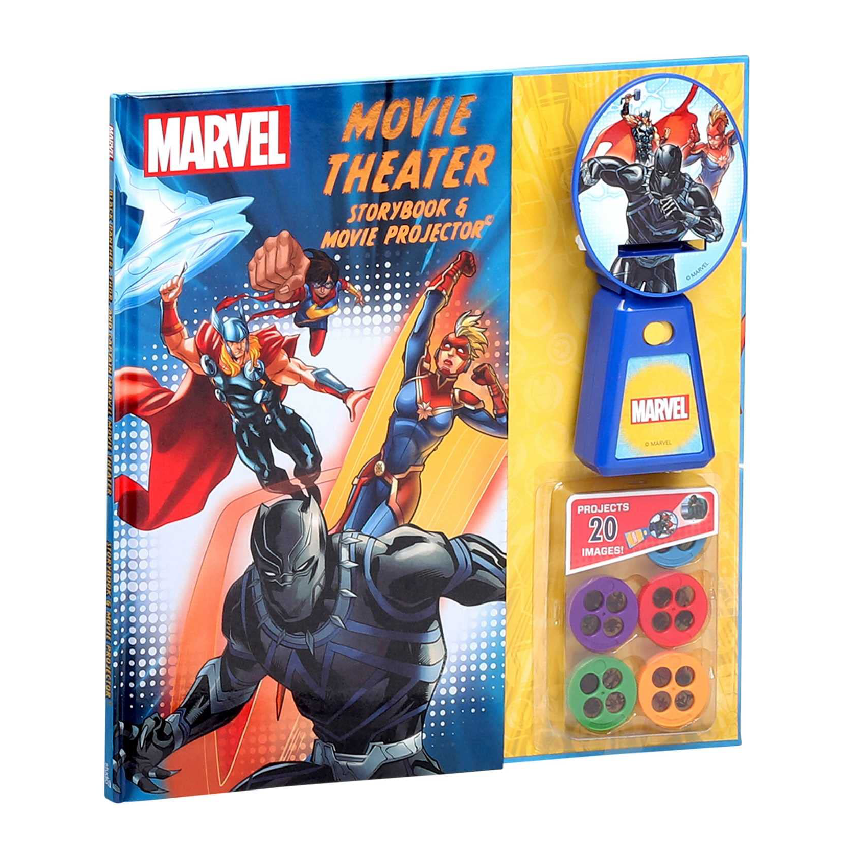 Movie Theater Storybook & Projector: Marvel Black Panther, Thor, and Captain Marvel