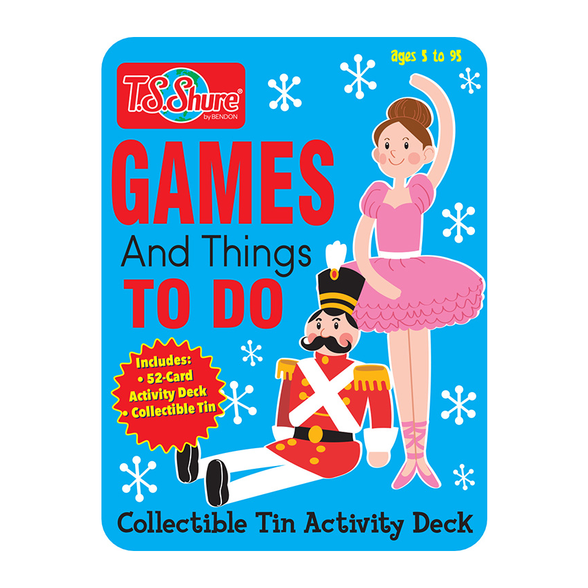 TS Shure Collectible Tin Activity Deck: Games and Things to Do