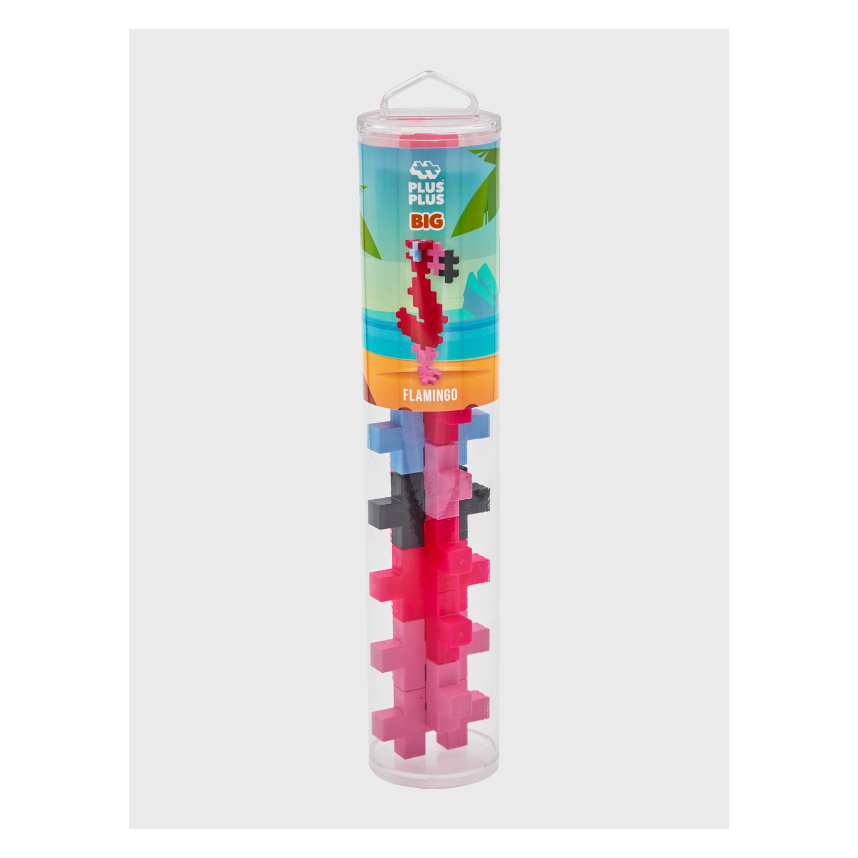 Plus-Plus Tube BIG Flamingo (15pcs)