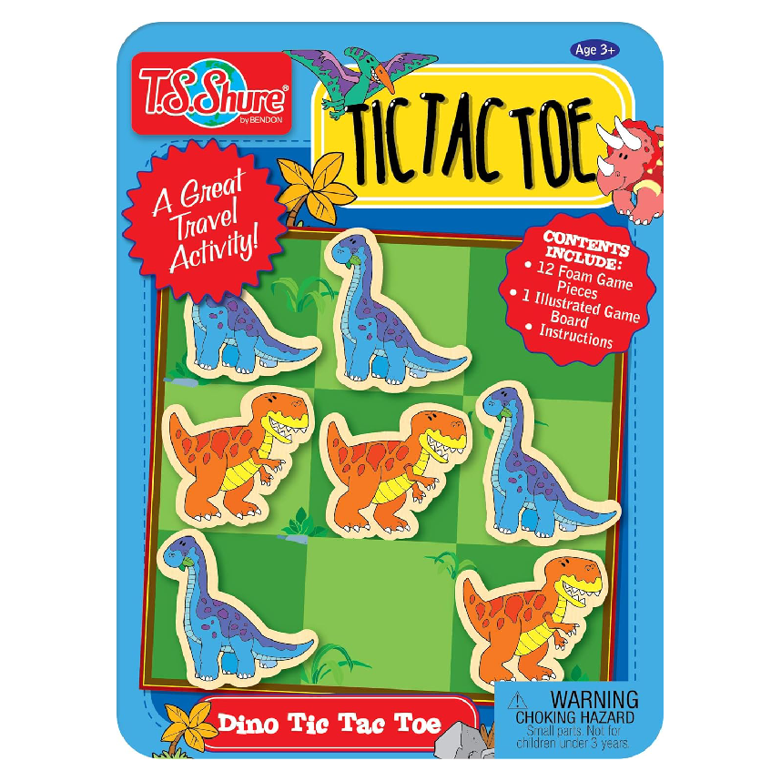 TS Shure Magnetic Tin: Dino Tic Tac Toe