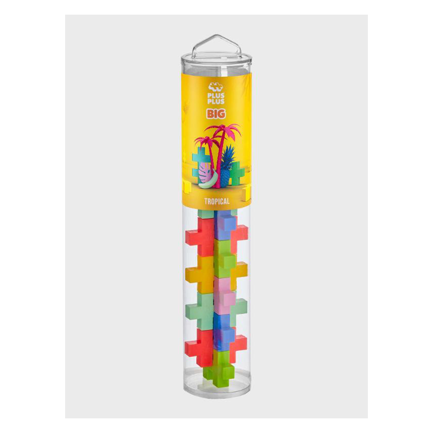 Plus-Plus Tube BIG Tropical Mix (15pcs)