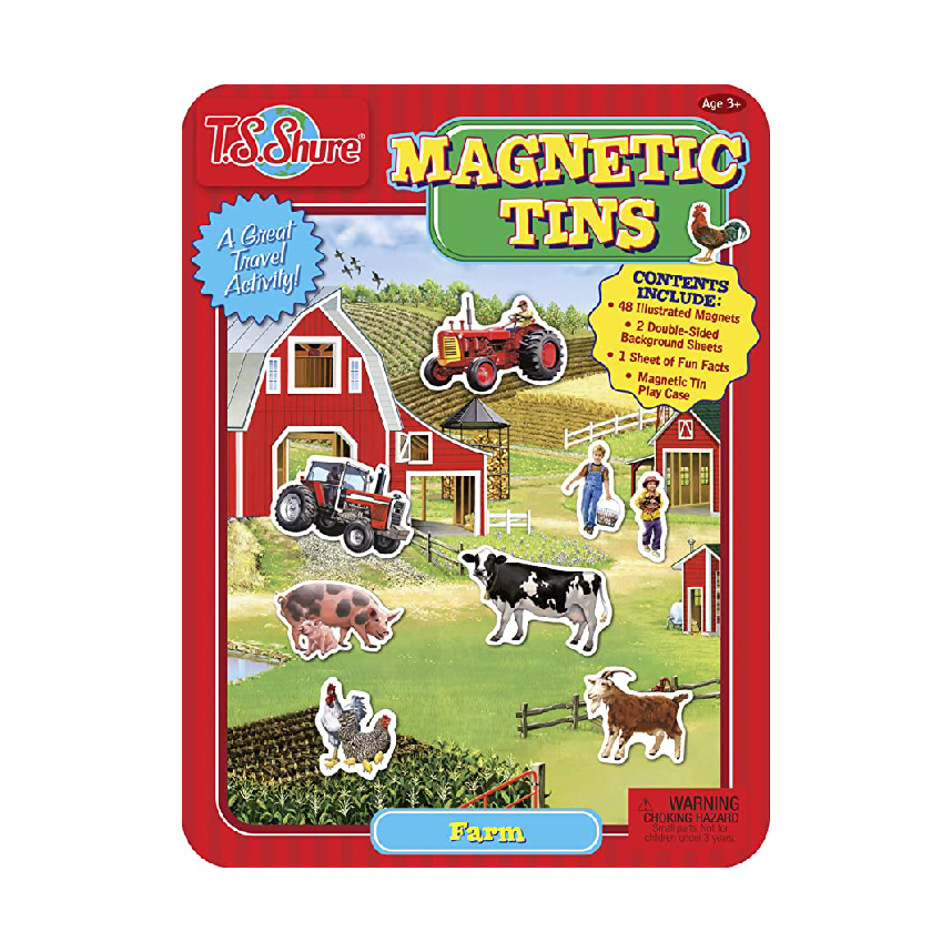 Magnetic Tin Playset: Farm