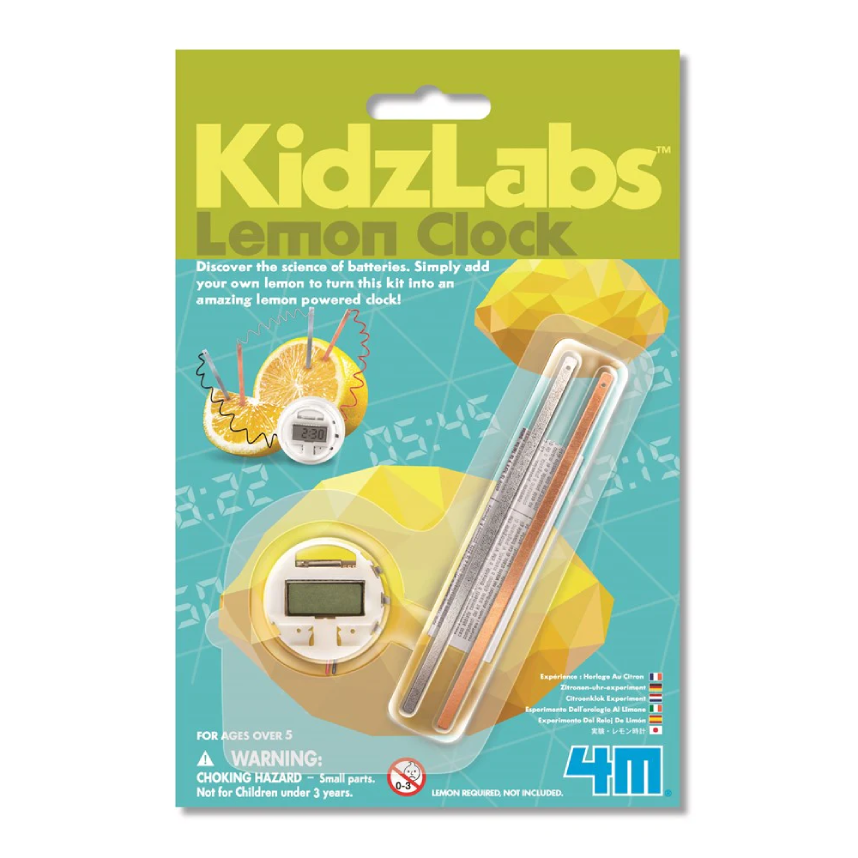 4M KidzLabs Lemon Clock