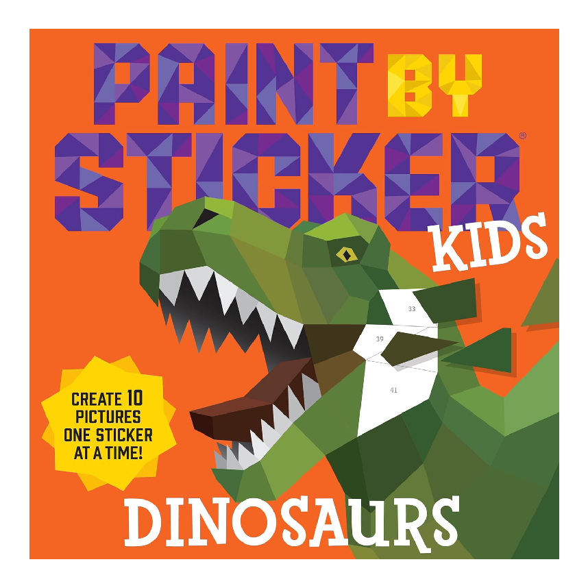 Paint By Sticker Kids: Dinosaurs