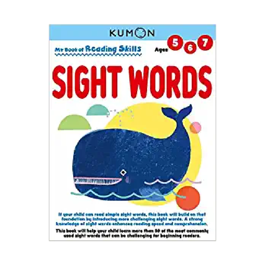 Kumon My Book Of Reading Skills: Sight Words