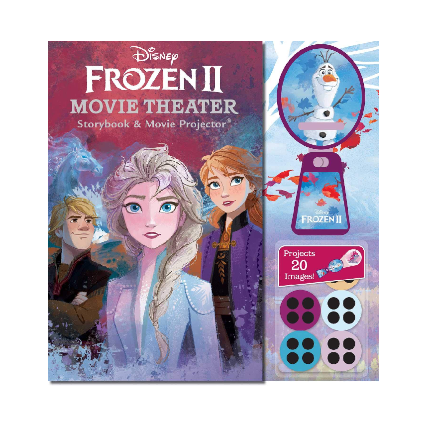 Movie Theater Storybook & Movie Projector: Disney Frozen