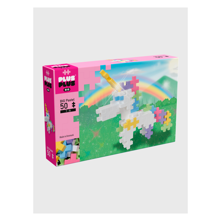 Plus-Plus BIG Pastel Unicorn 50 pcs