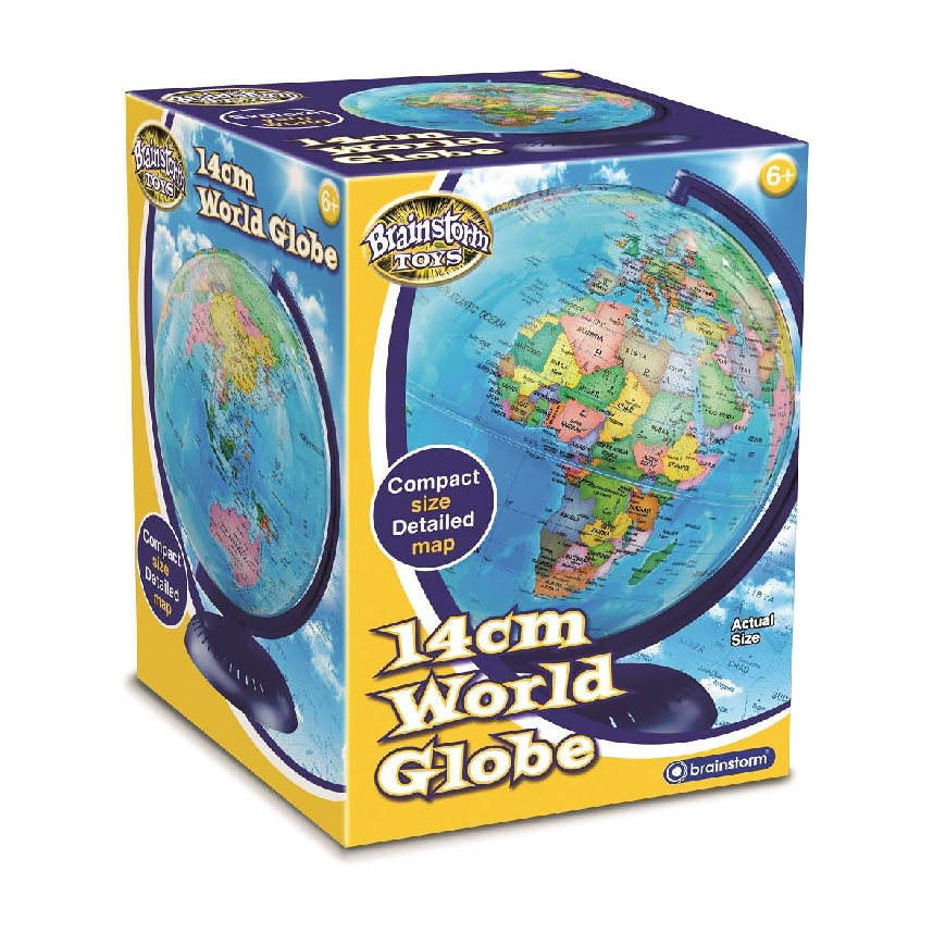 Brainstorm 14cm World Globe