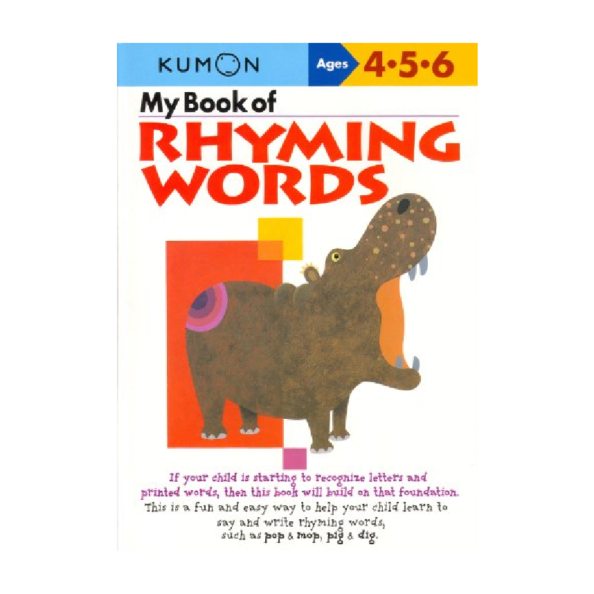 Kumon My Book Of Rhyming Words