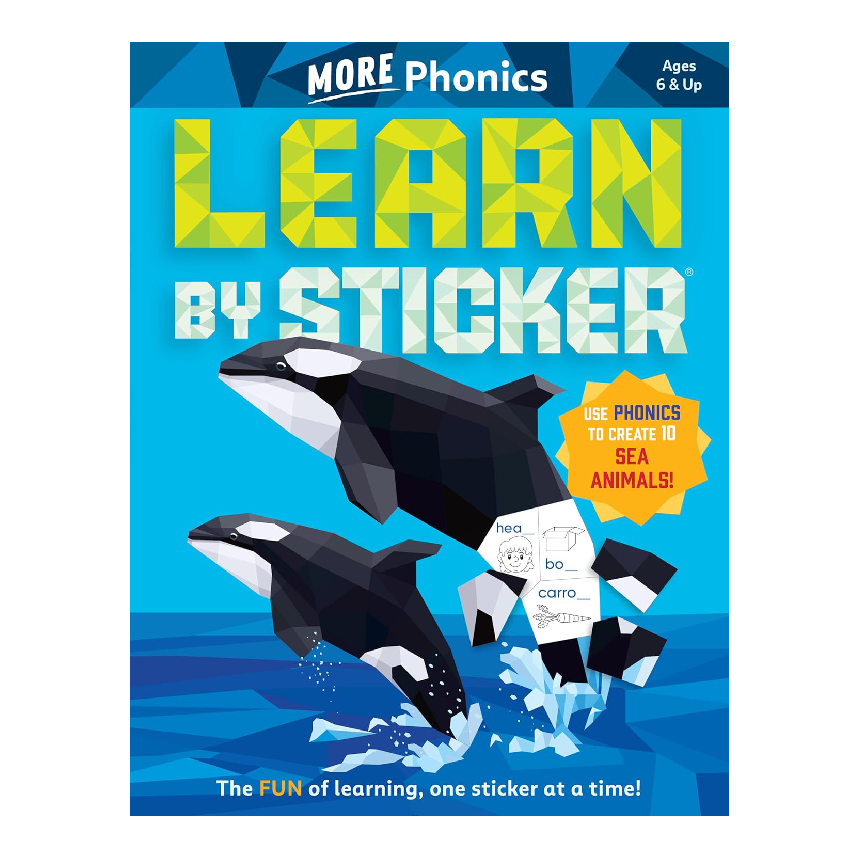 Learn by Sticker: More Phonics