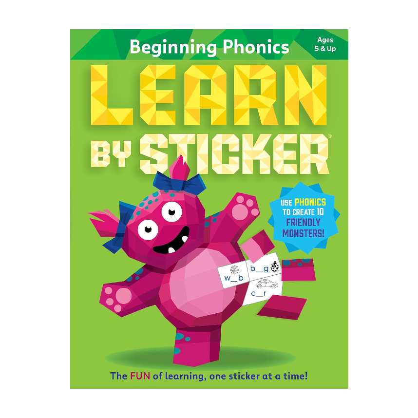 Learn by Sticker: Beginning Phonics