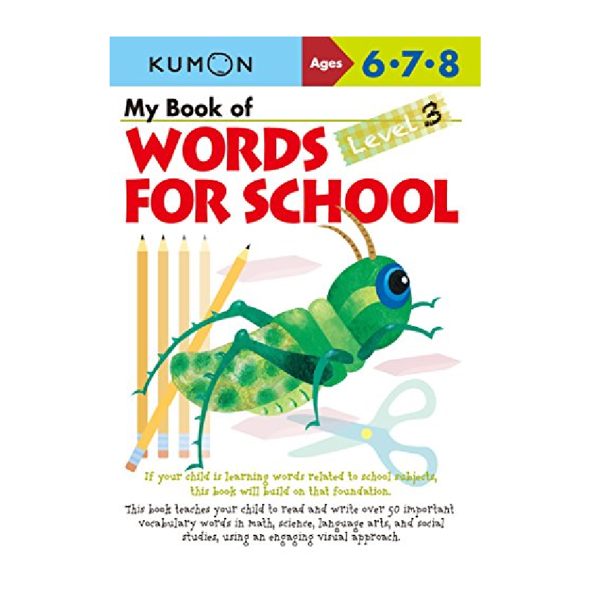 Kumon My Book Of Words For School: Level 3