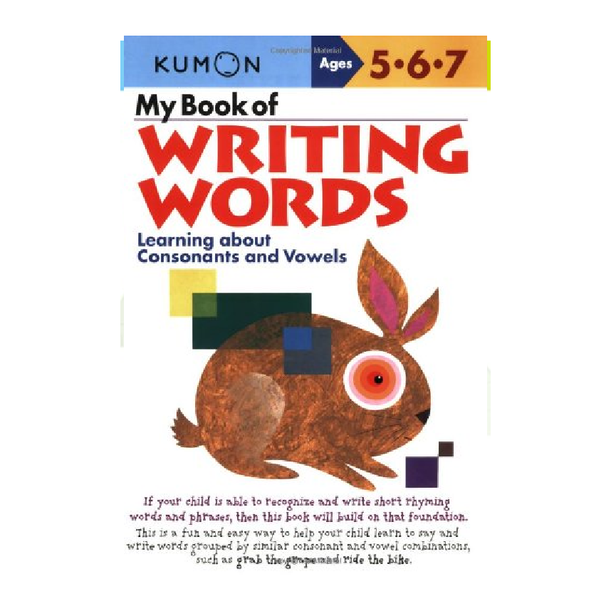 Kumon My Book Of Writing Words