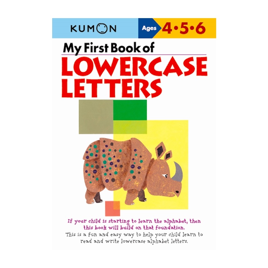 Kumon My First Book Of Lowercase Letters