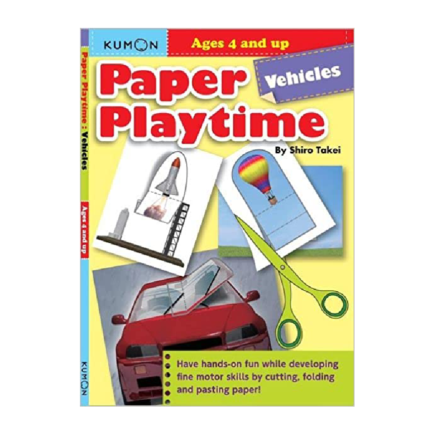 Kumon Paper Playtime: Vehicles