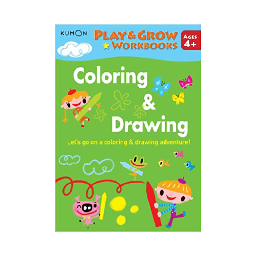 Kumon Play & Grow Workbooks: Colouring & Drawing