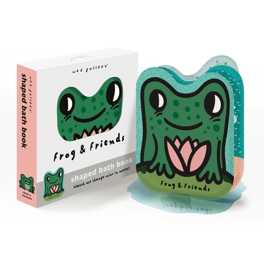 Wee Gallery Shaped Bath Books: Frog And Friends