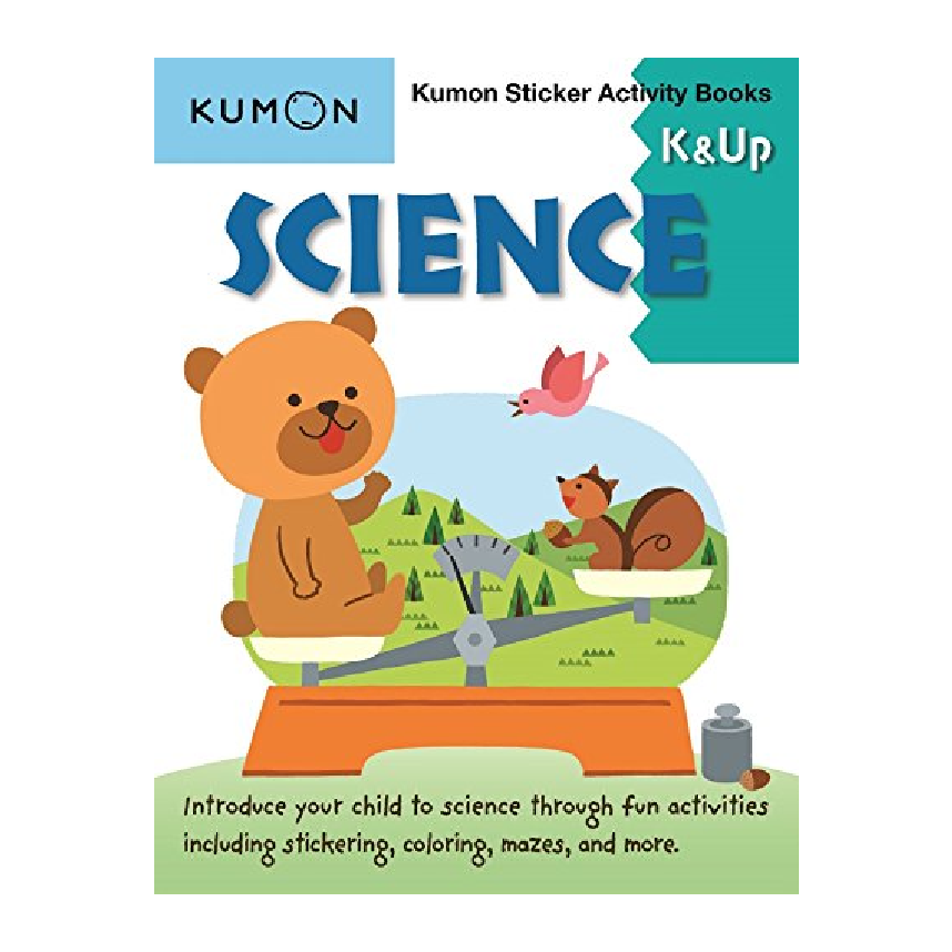 Kumon Science Sticker Activity Book: K & Up