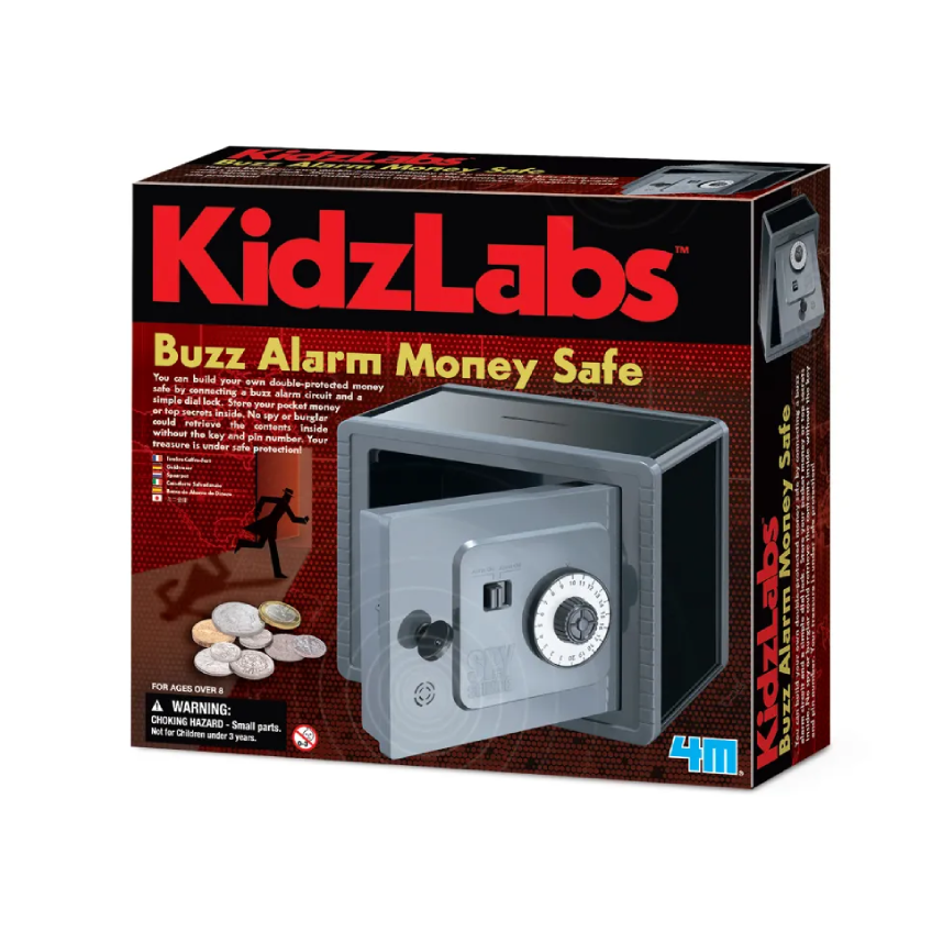 4M KidzLabs Buzz Alarm Money Safe