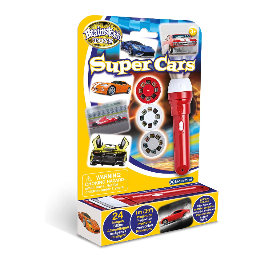 Brainstorm Torch & Projector: Super Cars