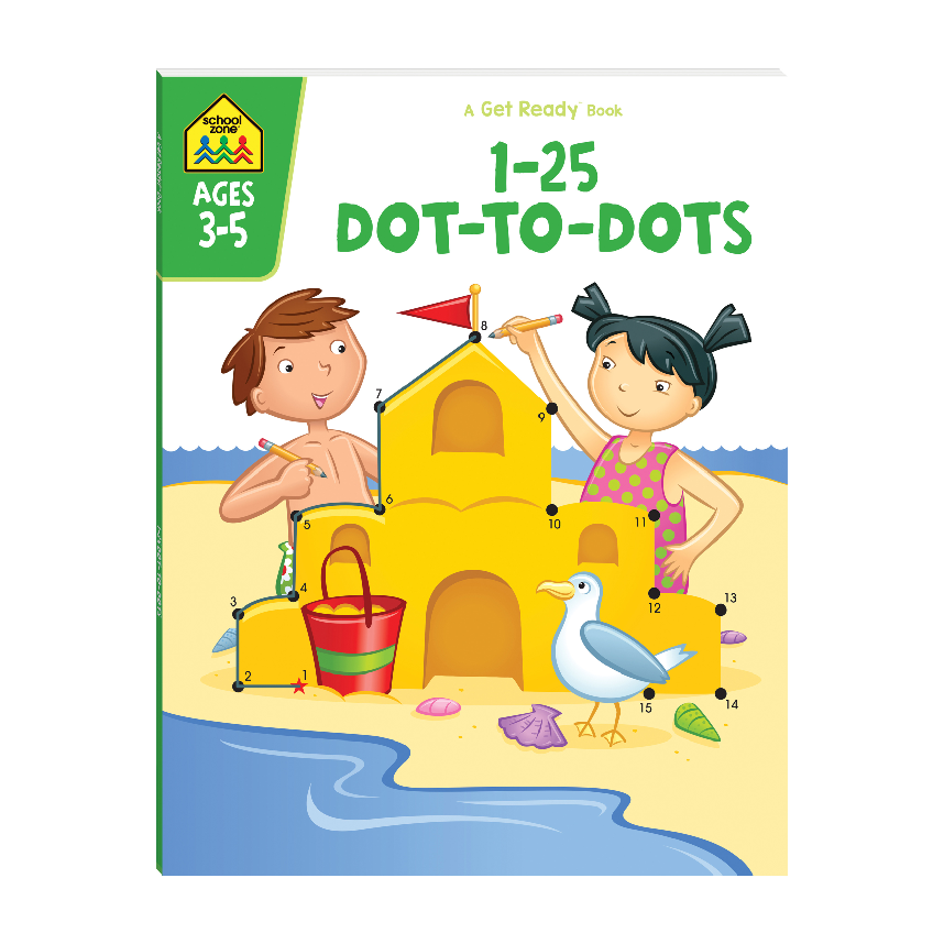 School Zone A Get Ready Book: 1-25 Dot-to-Dot