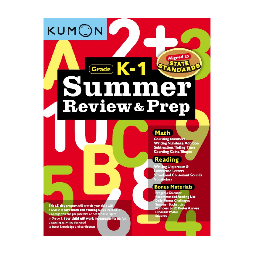 Kumon Summer Review & Prep: K-1