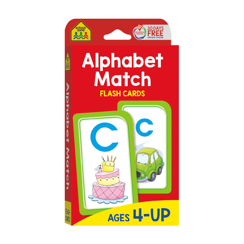 School Zone Flashcards: Alphabet Match