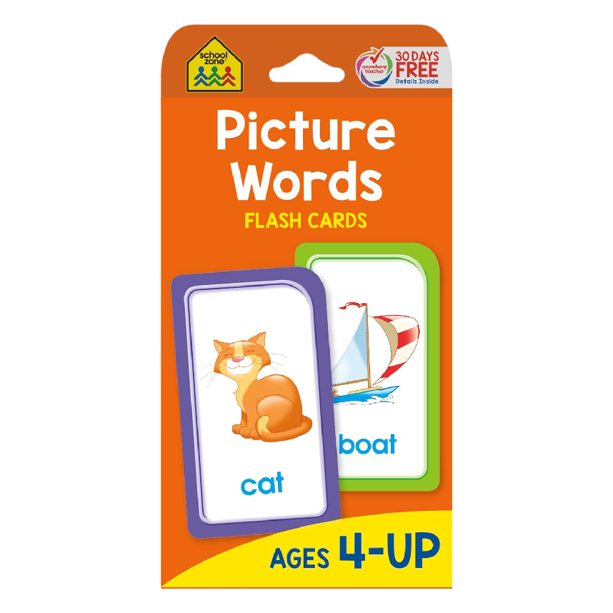 School Zone Flashcards: Picture Words