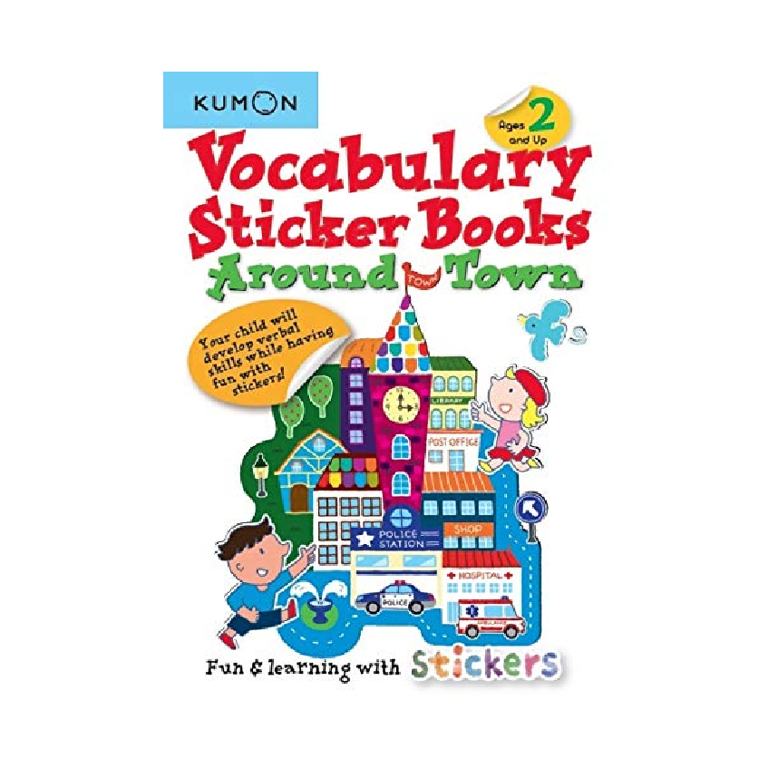 Kumon Vocabulary Sticker Books: Around Town