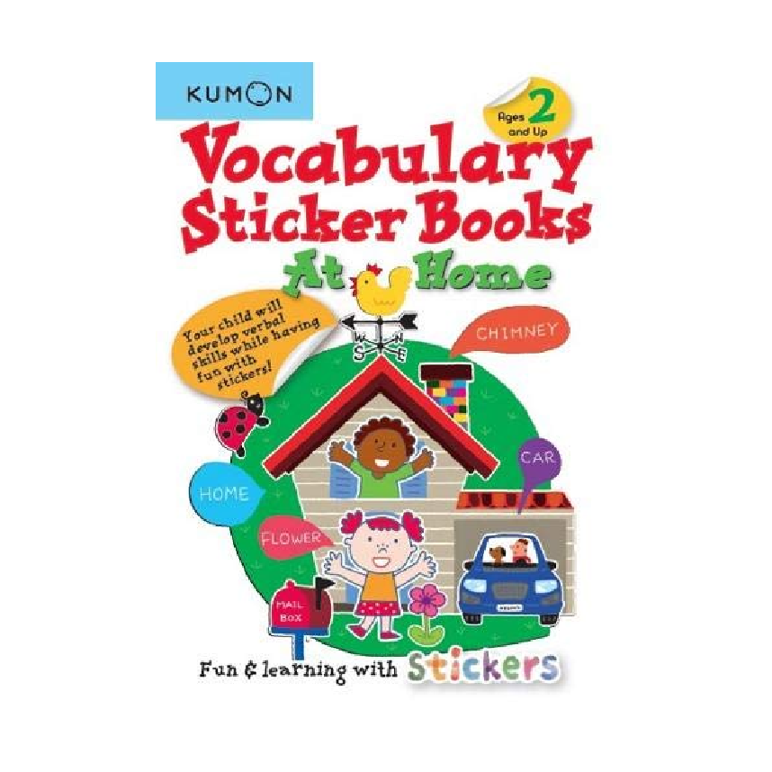 Kumon Vocabulary Sticker Books: At Home