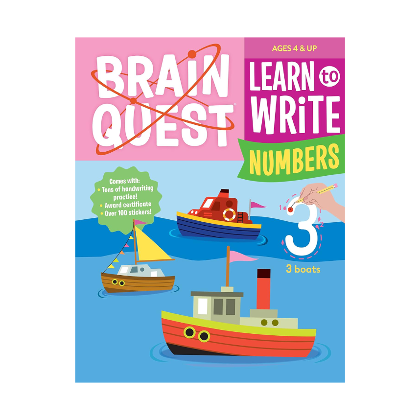 Brain Quest Learn to Write: Numbers