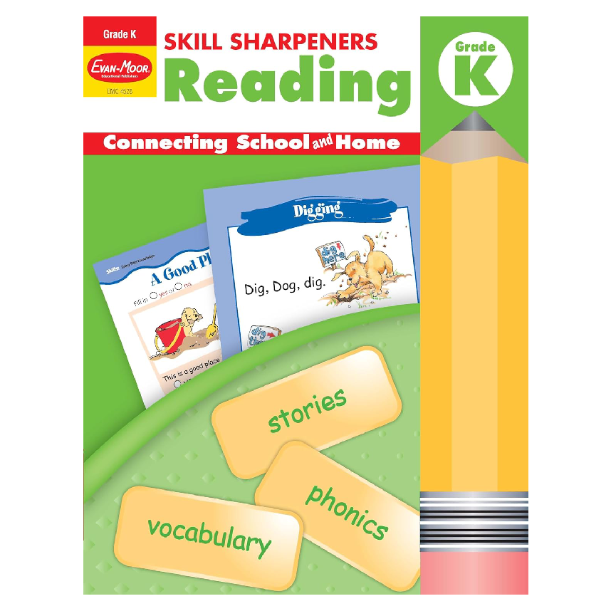 Evan-Moor Skill Sharpeners Reading Activity Book Grade K