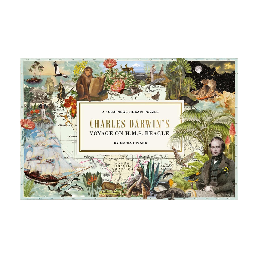 Charles Darwin's Voyage On H.M.S. Beagle: A 1000-Piece Jigsaw Puzzle