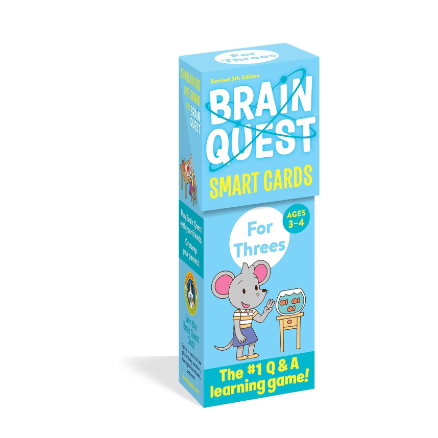 Brain Quest Smart Cards: For Threes (Ages 3-4)