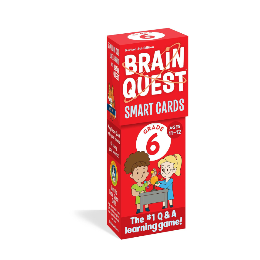 Brain Quest Smart Cards: Grade 6 (Ages 11-12)