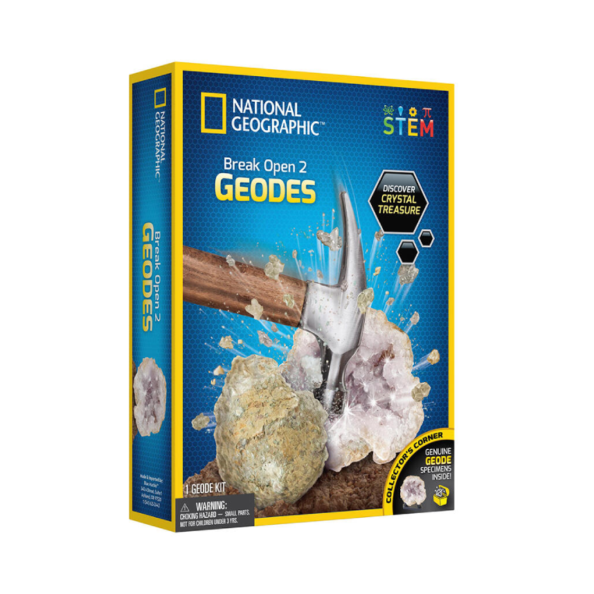 National Geographic Break Your Own Geode (2pc)