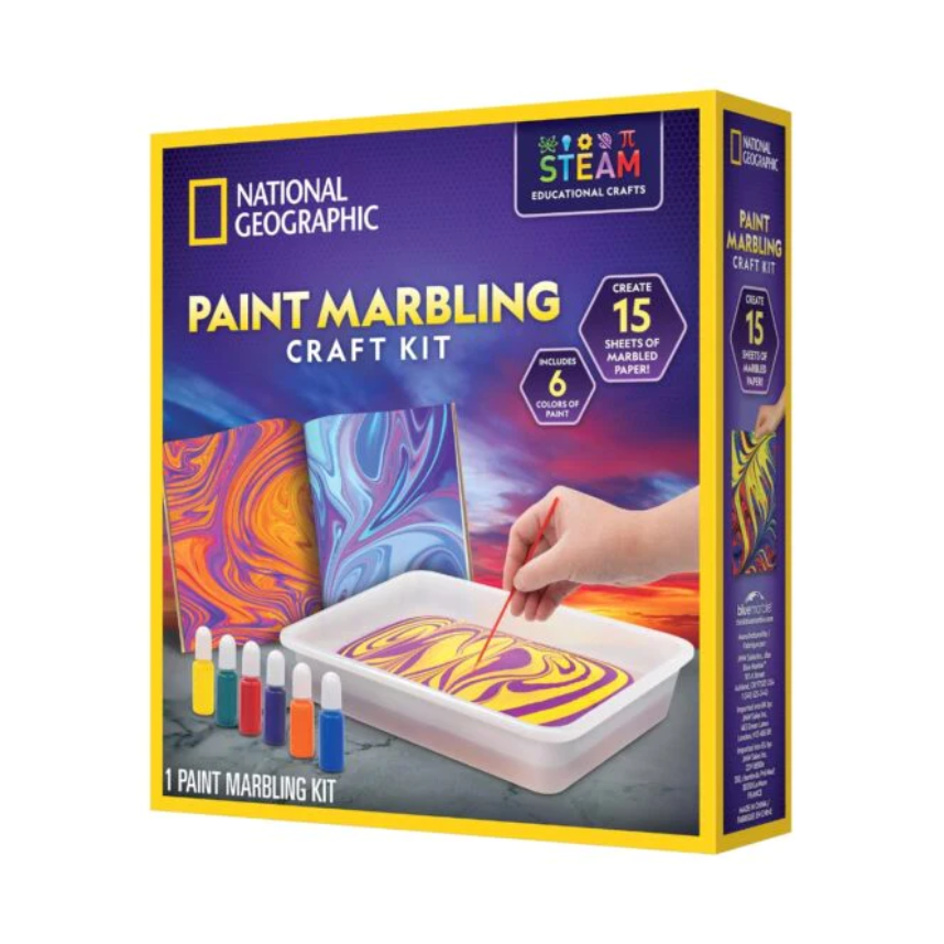 National Geographic Paint Marbling Craft Kit